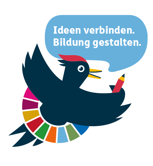 Logo BNE- Netzwerk Thüringer Wald "Ideen verbinden. Bildung gestalten."
