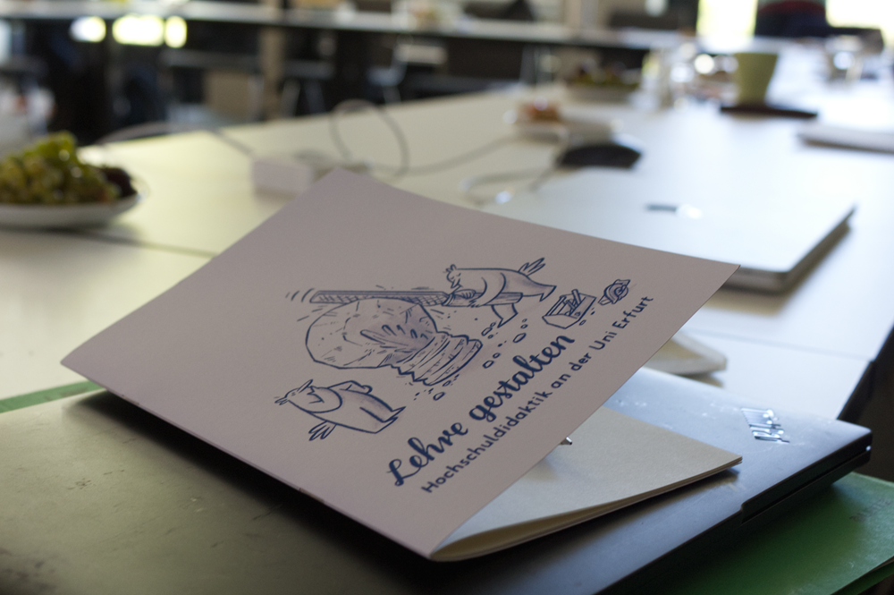 Broschüre der Universität Erfurt für mehr Nachhaltigkeit in der Gestaltung der Lehre